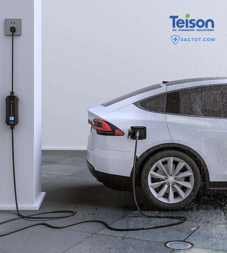 Hình ảnh thực tế Bộ sạc ô tô điện cố định EV BESEN BS20-BA